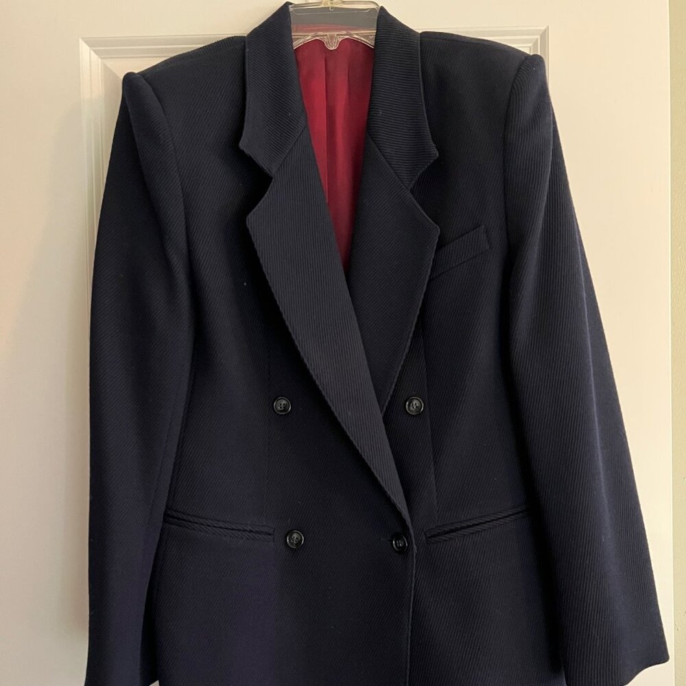 Navy Double Breasted Blazer Size 8